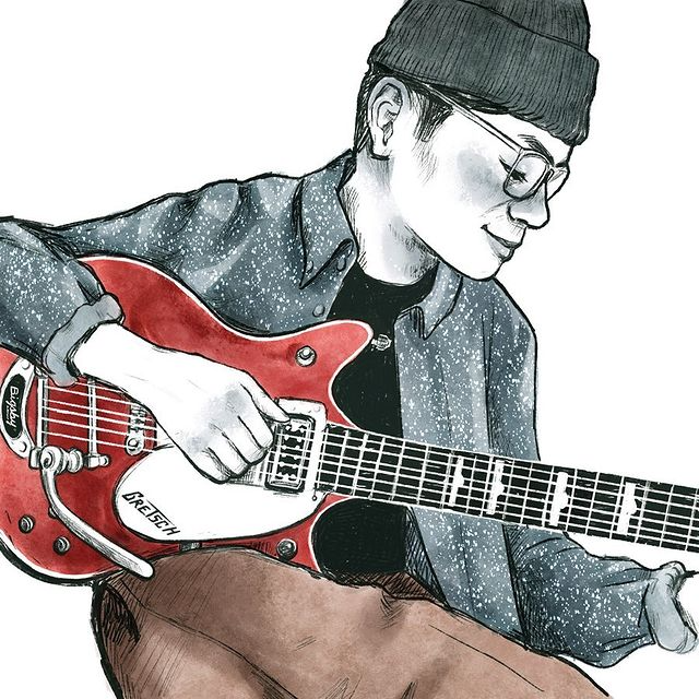 Cartoon drawing of Joe Torres